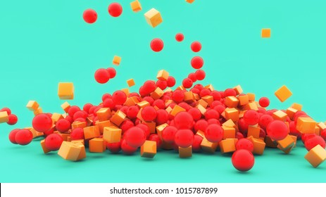 3D render  Red