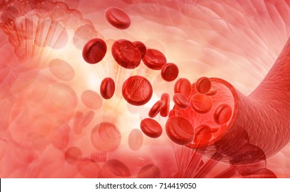 3D-Darstellung von roten Blutkörperchen