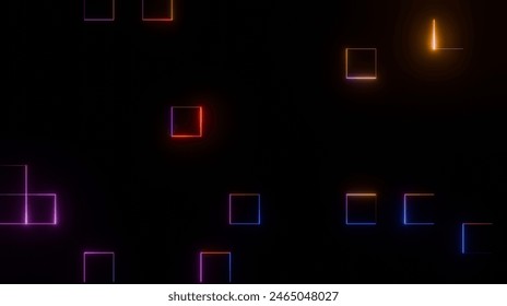 3d render, red blue yellow purple light background, metaverse, 3d-background-abstract, sstkbackgrounds