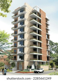 3d, 3d render, 3d rendering, apartment, apartments, architectural, architecture, backgrounds, balcony, building exterior, buildings, built, business, city, cityscape, commercial, construction, design,
