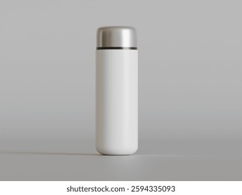 3D Render with 3D software Small Water Bottle Mini Insulated Water Bottle for Hot and Cold Drinks Cute Stainless Steel Travel Coffee Mug Leak Proof Vacuum Flask