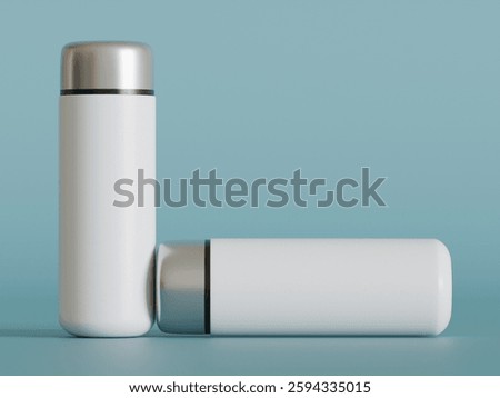 3D Render with 3D software Small Water Bottle Mini Insulated Water Bottle for Hot and Cold Drinks Cute Stainless Steel Travel Coffee Mug Leak Proof Vacuum Flask