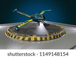 3D render of a space combat ship (type: scout)