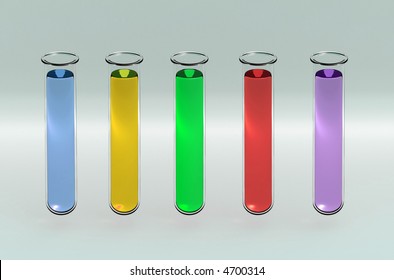 3D Render Test Tube
