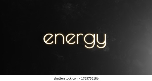 3d Render Text Saying Energy On Stock Illustration 1785758186 ...