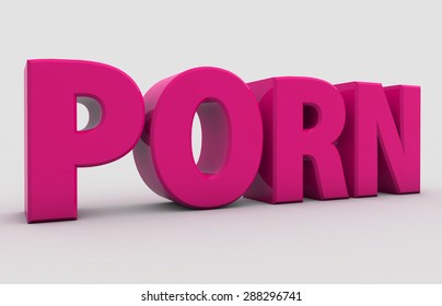 3d Render Topic Word Porn Pink Stock Illustration 288296741 | Shutterstock