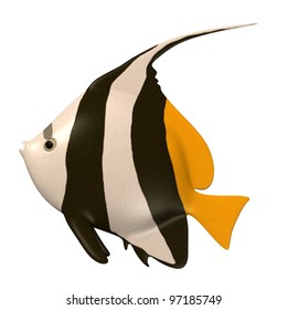 3d Render Of Tropical Fish