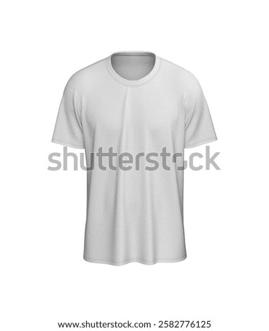 3D Render T-Shirt SS Round Neck Front
