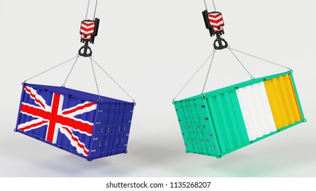 3D Render of UK Trade Import Tarrifs