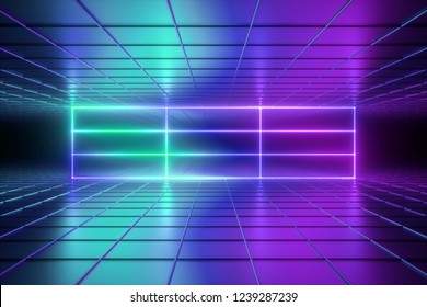 3d Render Abstract Background Empty Room Stock Illustration 1253732731 ...