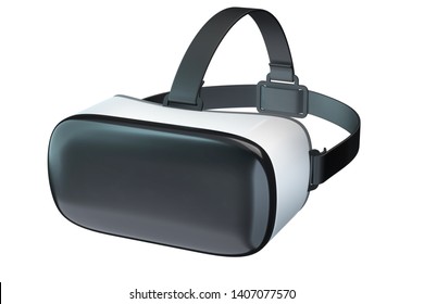 3D render of Virtual Reality googles isolated on white
