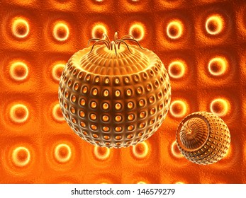 3d render virus