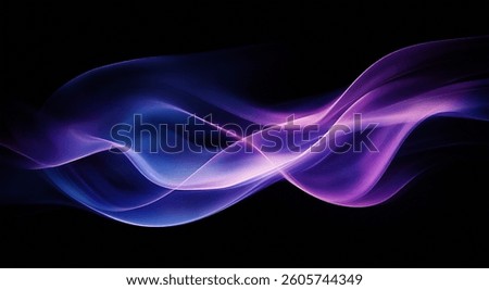 3d render wave style an abstract neon Light background. Bright purple violet pink lines glowing in ultraviolet light,geometric design modern sci-fi fantasy.
