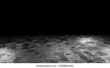 3d render of a wet black background, nobody around
