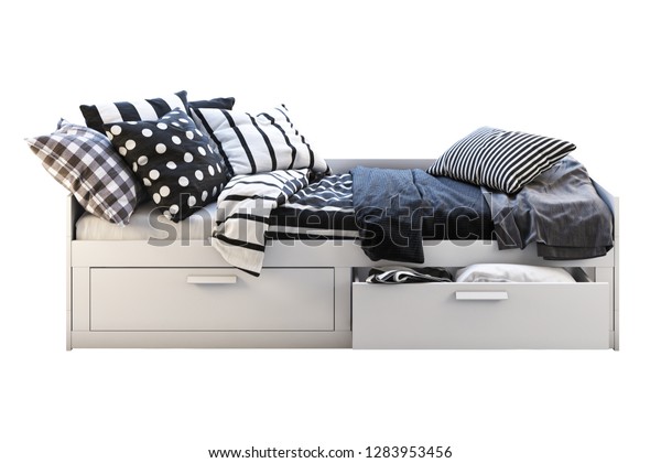 white childrens bed