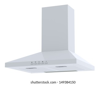 3d render of white hood. Isolated - Shutterstock ID 149384150