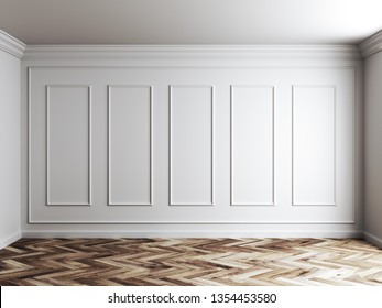 3d Render White Interior Panels On Stock Illustration 340746656 ...