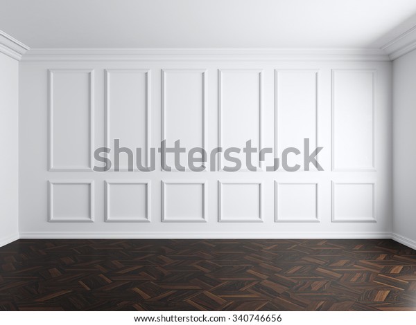 3d Render White Interior Panels On Stock Illustration 340746656 ...