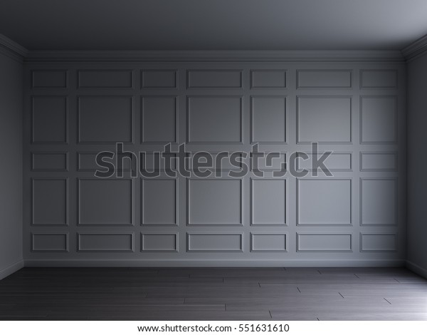 3d Render White Interior Panels On Stock Illustration 551631610 ...