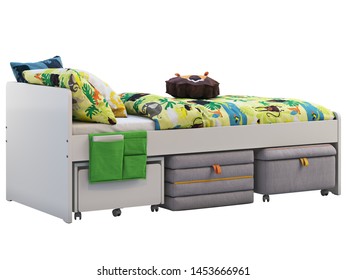 children's ottoman bed