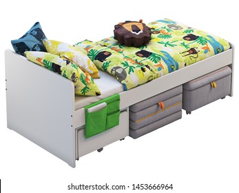 children's ottoman bed