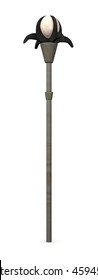 3d Render Of Wizard Staff