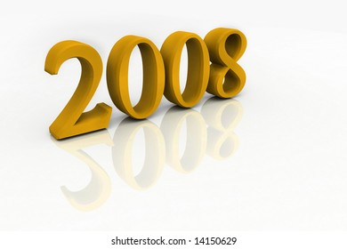 3d Render Year of 2008