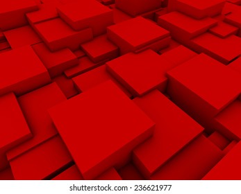 3d rendered abstract composition