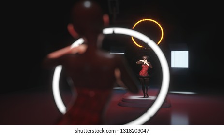 3d rendered character