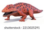 3d rendered dinosaur illustration of the Eryops