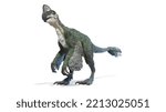 3d rendered dinosaur illustration of the Oviraptor