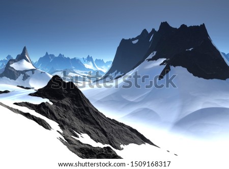 Image, Stock Photo In the snow Nature