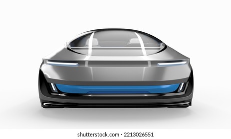 3d Rendered Fictional Car Illustration Of A Generic Sedan