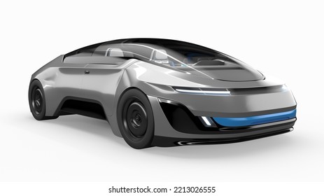 3d Rendered Fictional Car Illustration Of A Generic Sedan