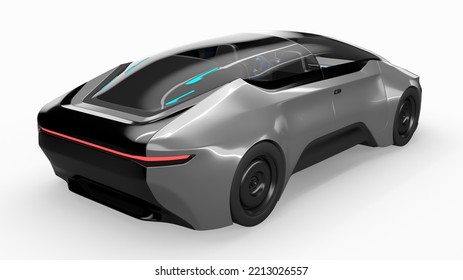 3d Rendered Fictional Car Illustration Of A Generic Sedan