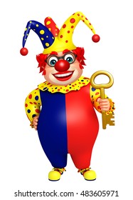 3d Rendered Illustration Clown Medal Stock Illustration 484459720 ...