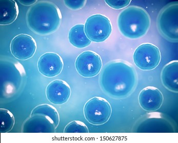 3d rendered illustration of human cells