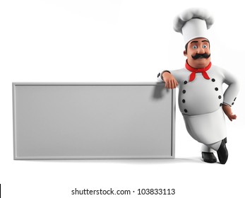 3d rendered illustration of a kitchen chef - Powered by Shutterstock