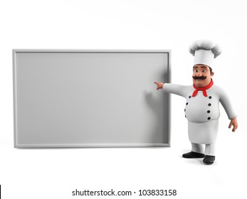 3d rendered illustration of a kitchen chef - Powered by Shutterstock