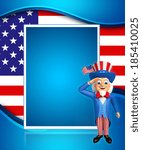 3d rendered illustration of Uncle Sam