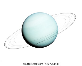 3d Rendered Illustration Of The Uranus