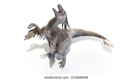 3d rendered illustration of a Velociraptor - Shutterstock ID 2116830968