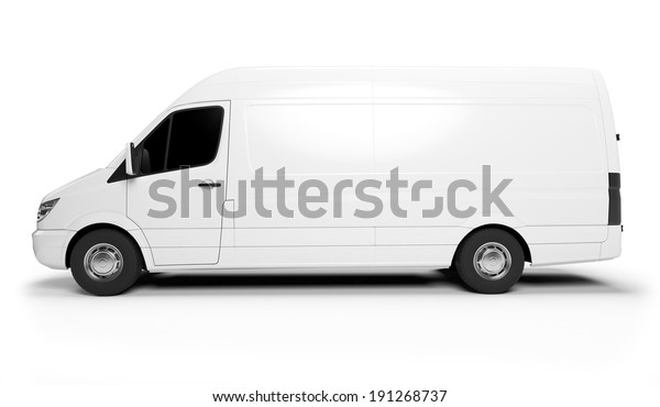 3d Rendered Illustration White Transporter Stock Illustration 191268737