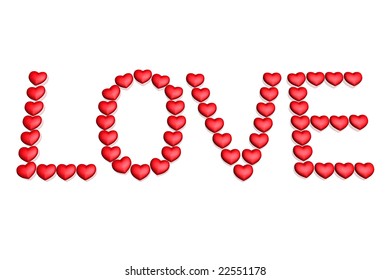 3d Rendered Love Form Plenty Little Stock Illustration 22551178 ...