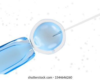 3d Rendered Medically Accurate Illustration Of An Invitro Fertilization