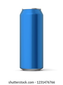 Aluminum Can Blue Color Mockup Realistic Stock Vector (Royalty Free ...