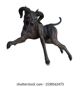 3d Rendered Scary Dog Hell Stock Illustration 1538562473 | Shutterstock