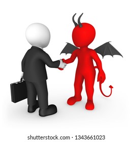 496 Shaking hands with the devil Images, Stock Photos & Vectors ...