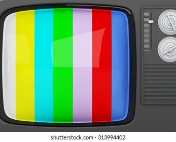Television Test Image Closeup Raster Version Stok İllüstrasyon ...