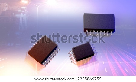 3D Rendering of 3 SOIC Wide body packages